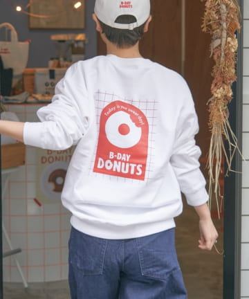BIRTHDAY BAR(バースデイバー) B-DAY DONUTS　スウェット