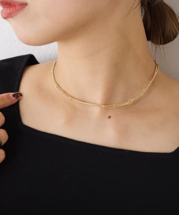 Jena　espace merveilleux(ジェナ　エスパスメルヴェイユ) ムスビナローネックレス