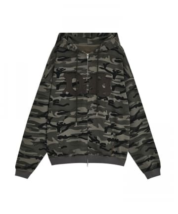 CIAOPANIC(チャオパニック) 【DEFGARMENTS】CAMO LOGO HOOD ZIP UP