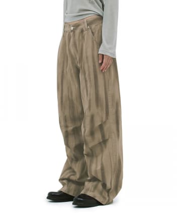 CIAOPANIC(チャオパニック) 【DEFGARMENTS】BLUSHED PARACHUTE PANTS