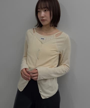 mline(エムライン) [mline]レイヤーロゴTシャツ