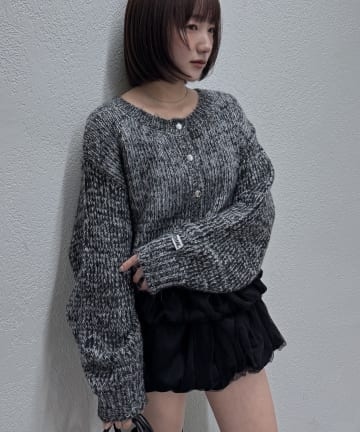 mline(エムライン) [mline]mixカーディガン