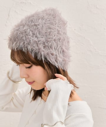 mystic(ミスティック) シャギーニット帽