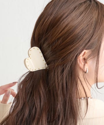 mystic(ミスティック) マーブルハートヘアクリップ