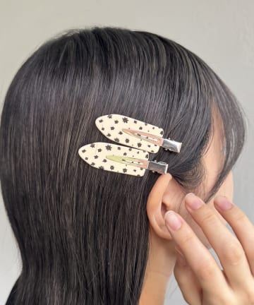 Lattice(ラティス) 小花柄クリップセット(2P)