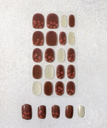 3COINS(スリーコインズ) セミハードジェルネイルシールハンド／and us