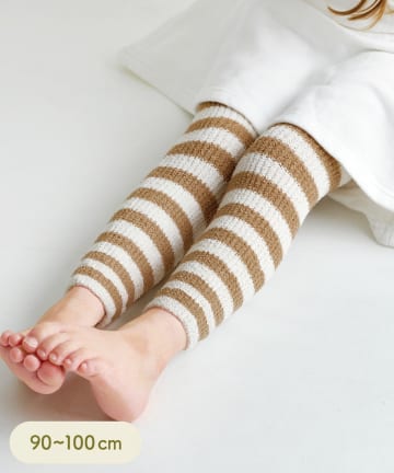 3COINS(スリーコインズ) KIDSもこもこレギンス：90～100cm