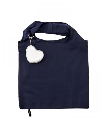 3COINS(スリーコインズ) ハートポーチエコバッグ