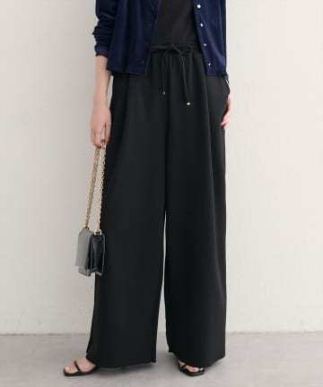 NICE CLAUP / OLIVE des OLIVE OUTLET(ナイスクラップ  / オリーブ デ オリーブ アウトレット) 【natural couture】セルフカットストレッチイージーパンツ