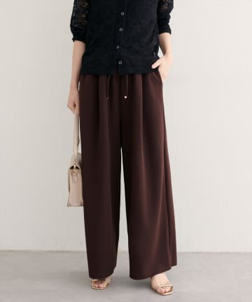 NICE CLAUP / OLIVE des OLIVE OUTLET(ナイスクラップ  / オリーブ デ オリーブ アウトレット) 【natural couture】セルフカットストレッチイージーパンツ