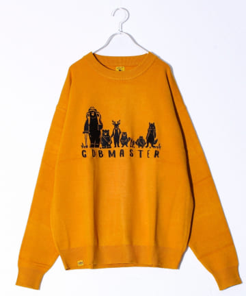 FREDY & GLOSTER(フレディ アンド グロスター) 【COBMASTER/コブマスター】ファミリー刺繍ニットプルオーバー