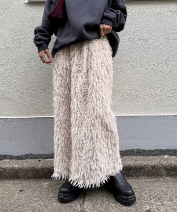 CIAOPANIC TYPY(チャオパニックティピー) フェザーフリンジナロースカート