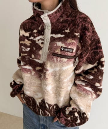 FREDY & GLOSTER(フレディ アンド グロスター) 【columbia/コロンビア】ヘルベチアⅡプリントフリース