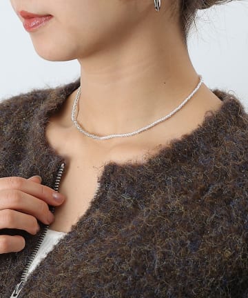 COLONY 2139(コロニー トゥーワンスリーナイン) パールビーズハーフネックレス