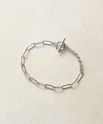 COLONY 2139(コロニー トゥーワンスリーナイン) ステンレスミックスチェーンブレスレット