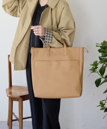 ear PAPILLONNER(イア パピヨネ) 《本革/A4サイズ対応》縦型トートバッグL