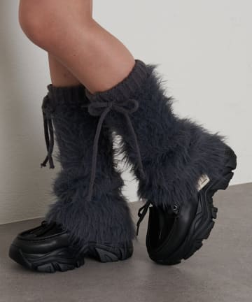 RAY CASSIN(レイカズン) ファーレッグウォーマー