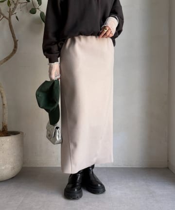 ウーリージャージースカート