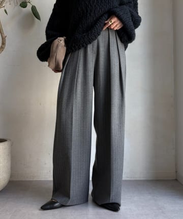 ソフト起毛ストレッチパンツ