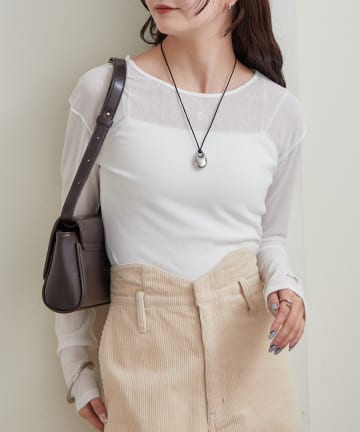 mystic(ミスティック) プレート付きクルーシアーロンT