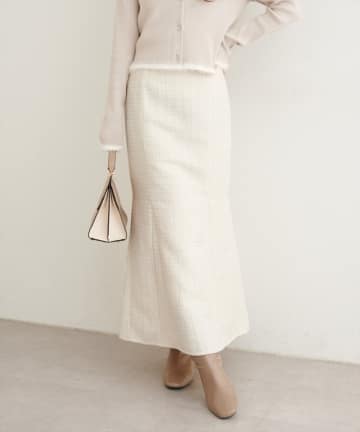 〈airi〉ツイードマーメイドスカート