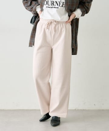 Remind me and forever(リマインドミーアンドフォーエバー) 【裏ベロアであたたか！】コール天イージーパンツ