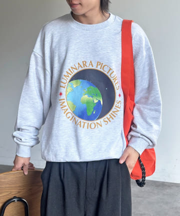 CPCM(シーピーシーエム) 企業ロゴライク加工スウェット