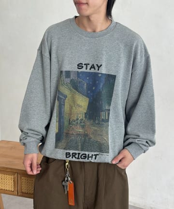 CPCM(シーピーシーエム) 絵画アートスウェットプルオーバー