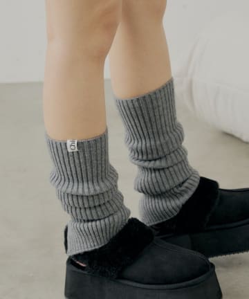 Chico(チコ) ネーム付きリブレッグウォーマー