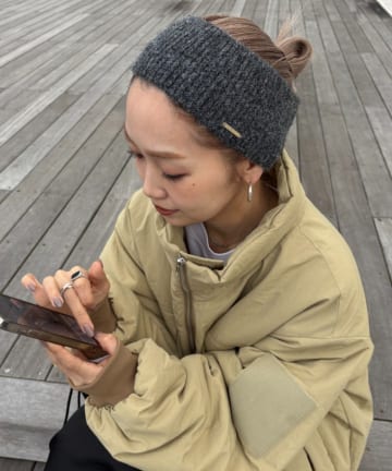 CIAOPANIC TYPY(チャオパニックティピー) 【プチプラ】プレート付きリブヘアターバン