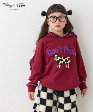 CIAOPANIC TYPY(チャオパニックティピー) 【KIDS】【wigglewiggle】《ジュニアサイズあり》アソート柄メロウフーディー