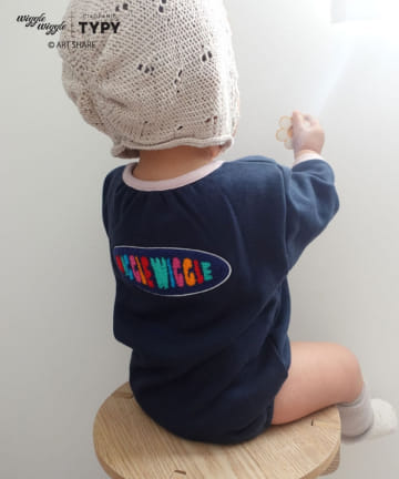 CIAOPANIC TYPY(チャオパニックティピー) 【KIDS】【wigglewiggle】BABYスウェットロンパース