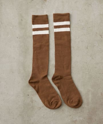 NICE CLAUP / OLIVE des OLIVE OUTLET(ナイスクラップ  / オリーブ デ オリーブ アウトレット) 【RMAF】2ラインロングソックス