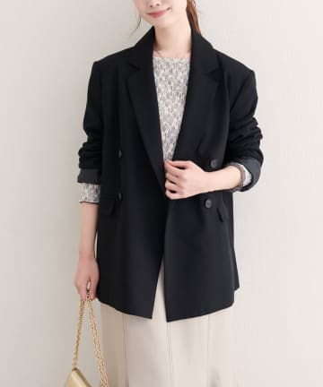 NICE CLAUP / OLIVE des OLIVE OUTLET(ナイスクラップ  / オリーブ デ オリーブ アウトレット) 【natural couture】ベルト付きロングテーラージャケット
