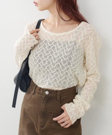 Kastane(カスタネ) レース2wayカーディガン