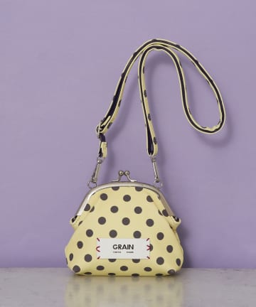CIAOPANIC(チャオパニック) 【GRAIN/グレイン】水玉がま口ミニショルダーバック