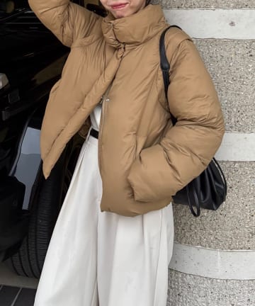 【軽量/保温性◎】2WAY中綿パフジャケット