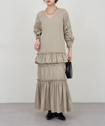 SHENERY(シーナリー) ティアードワンピース