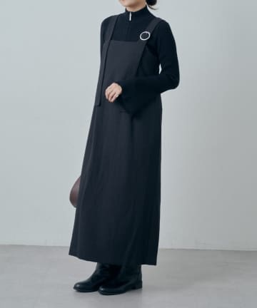 OUTLET(アウトレット) 【Lui's】ストラップタックジャンスカ