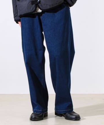 FREDY & GLOSTER(フレディ アンド グロスター) 【シーズンレス/ストレスフリーな穿き心地】ワイドストレッチデニムパンツ