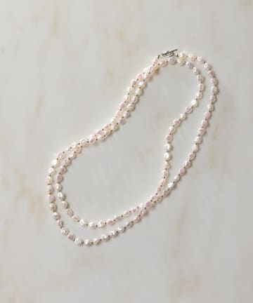 ear PAPILLONNER(イア パピヨネ) 粒バロックパールロングネックレス