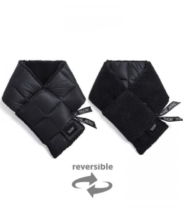 FREDY & GLOSTER(フレディ アンド グロスター) 【TAION/タイオン】マウンテン リバーシブル ダウン×ボア マフラー