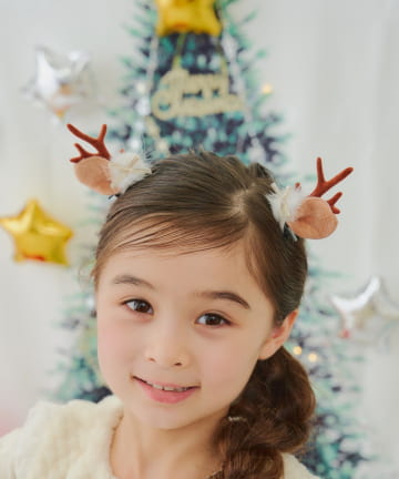 Lattice(ラティス) 【KIDS/クリスマス】トナカイクリップセット(2P)