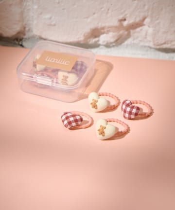 Lattice(ラティス) 【KIDS/クリスマス】クマヘアゴムセット(8P)