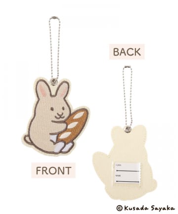 刺繍ネームキーホルダー/Kusada Sayaka×salut!