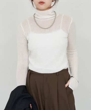 SHENERY(シーナリー) シアータートルニット