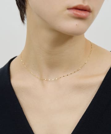 GALLARDAGALANTE(ガリャルダガランテ) 【2.718】ペタルチェーンネックレス