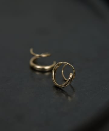 GALLARDAGALANTE(ガリャルダガランテ) 【2.718】スパイラルフープピアス