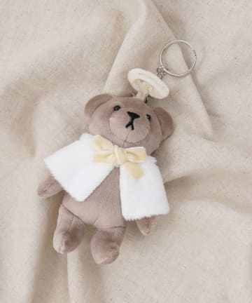 3COINS(スリーコインズ) クリスマスモチーフベアキーホルダー