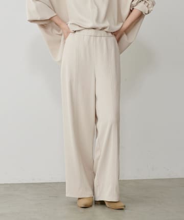 LARUTA(ラルータ) キレイめ切替イージーパンツ